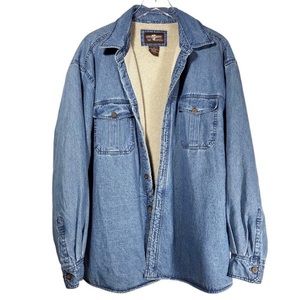 Vintage Levi Strauss & Co. Denim Jacket with Sherpa Lining
